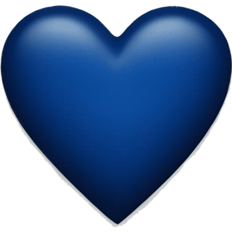 Dark blue heart  emoji