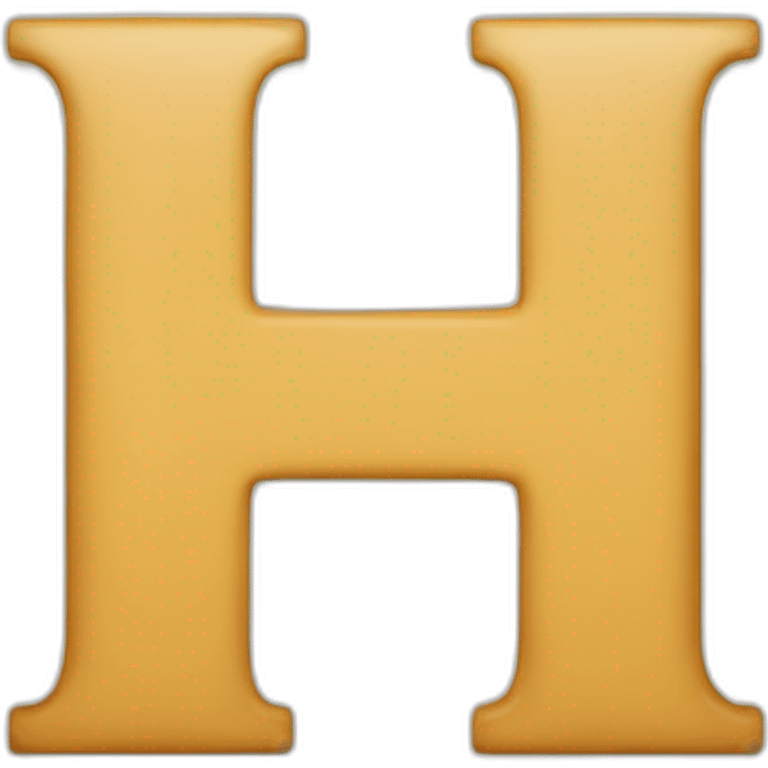 letter H with Square emoji