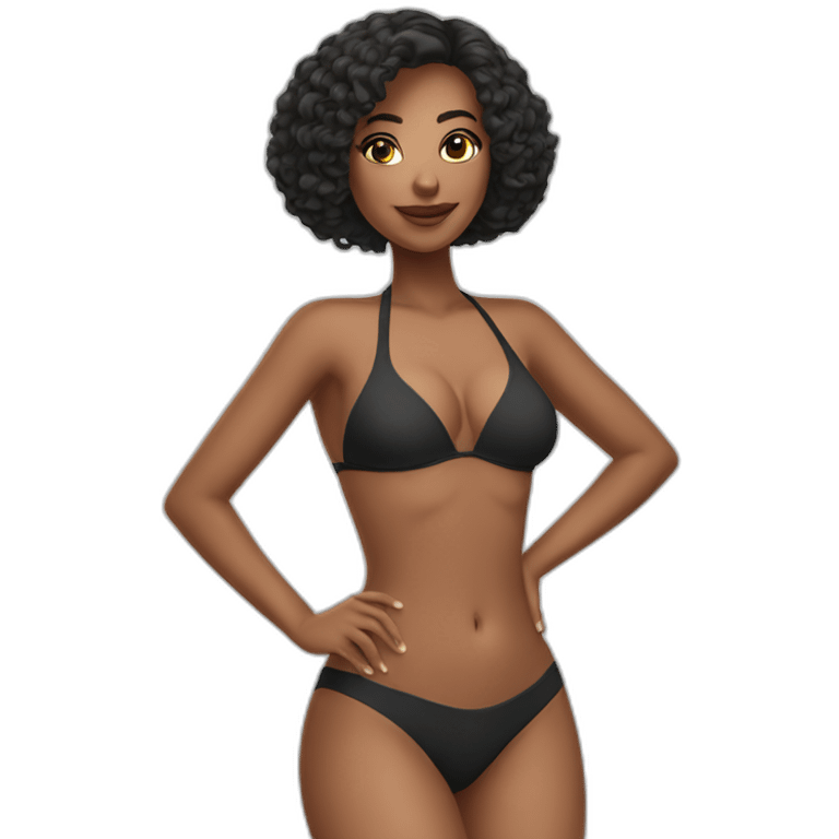 sexy chic in swimsuit emoji