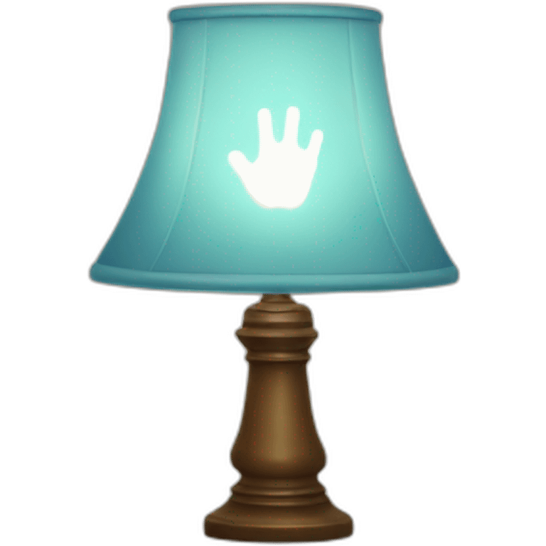 hand lamp emoji