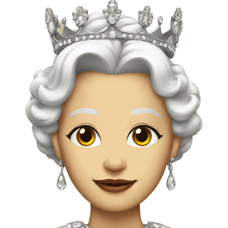 Queen portrait emoji