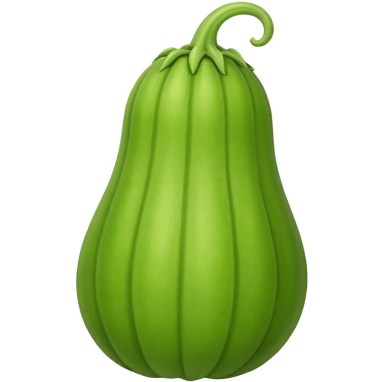 A long bitter gourd emoji