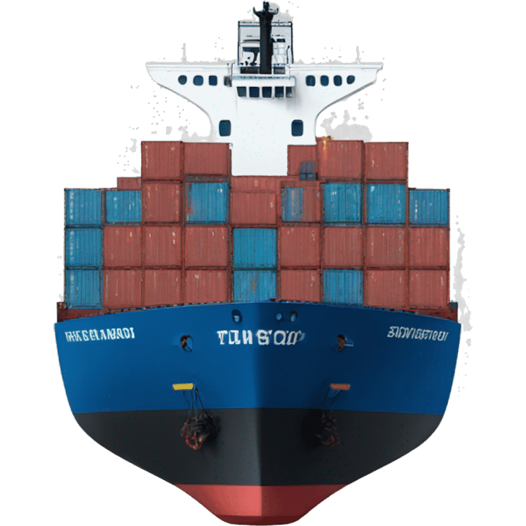 container ship emoji