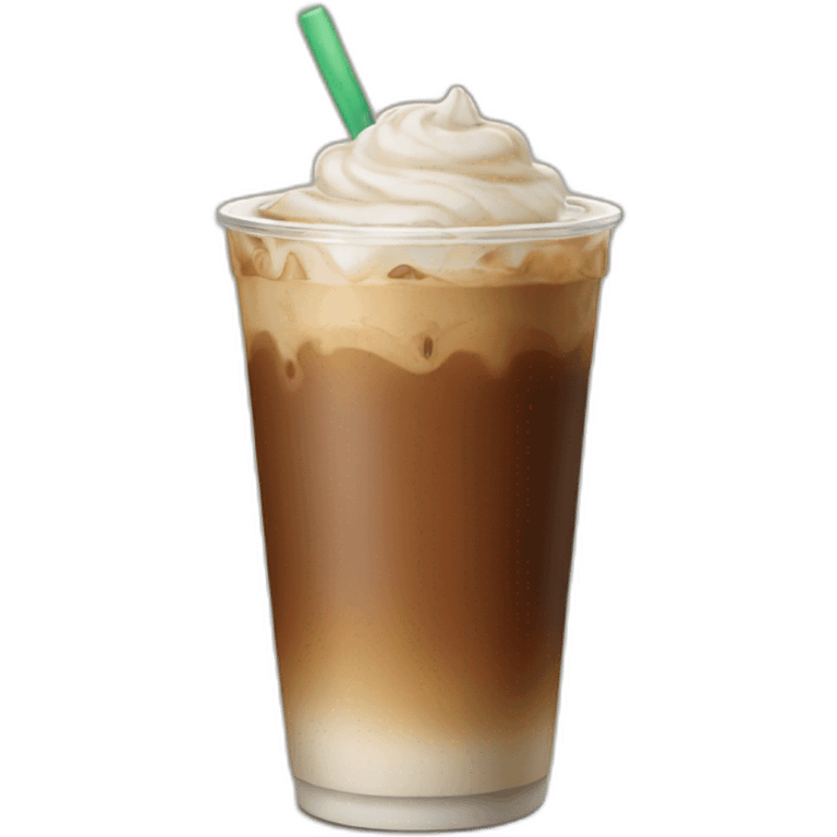 Starbuck Ice coffee emoji