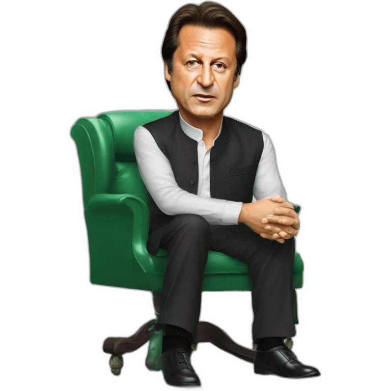 Imran Khan kicked Nawaz sharif like football emoji