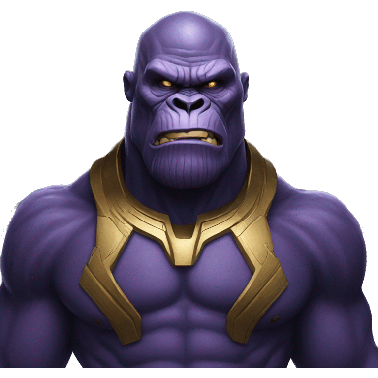 Thanos and gorilla combined emoji