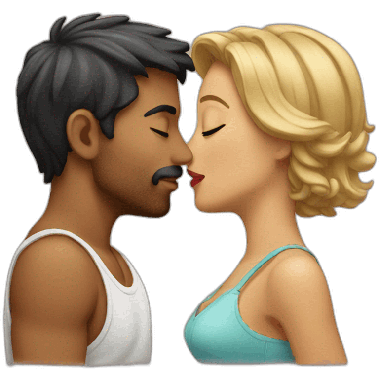 Kiss couple emoji