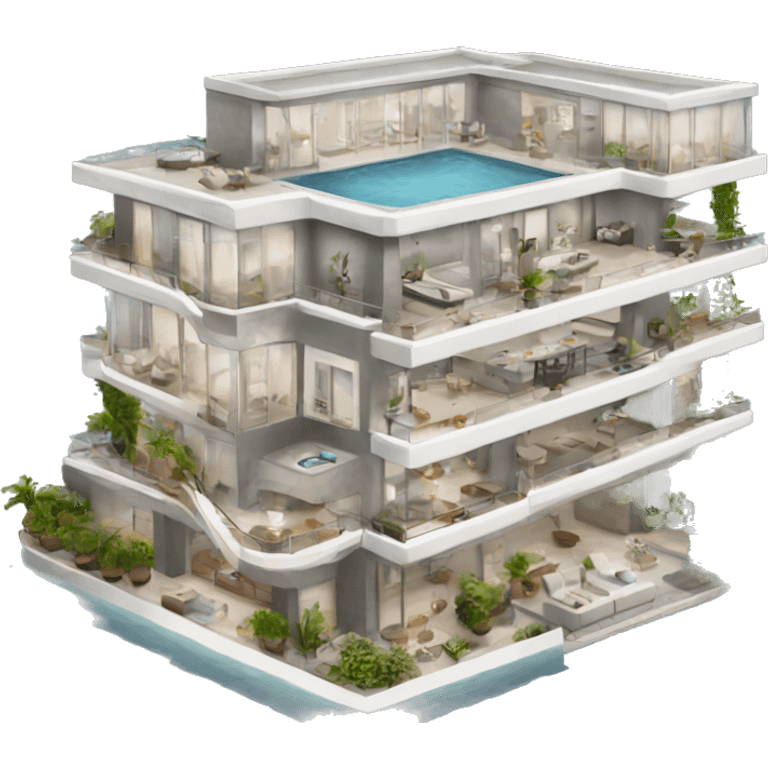 Luxury penthouse emoji