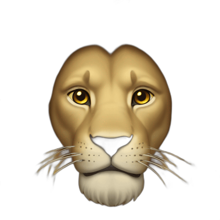 lion heart emoji