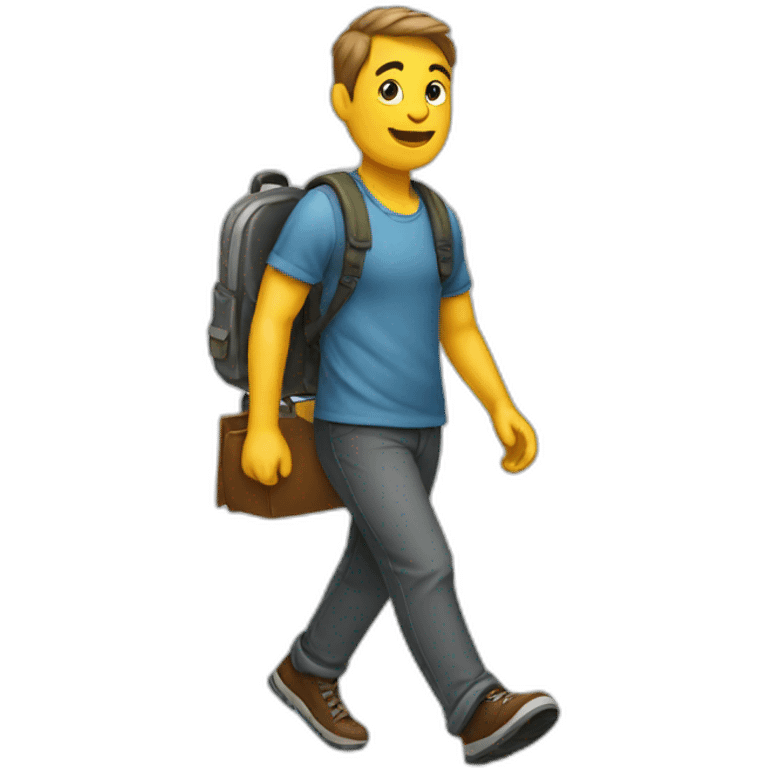 walking-book emoji