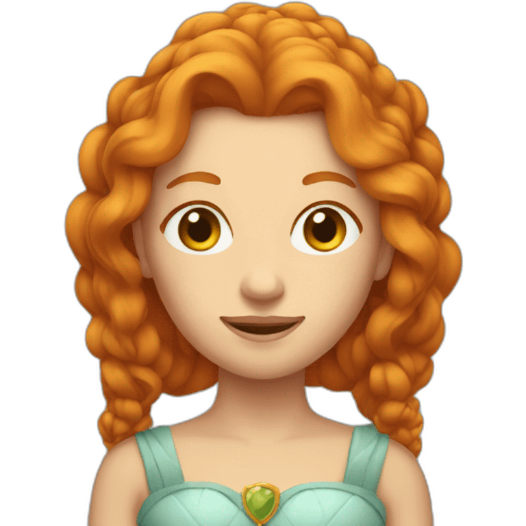 Ginger queen emoji