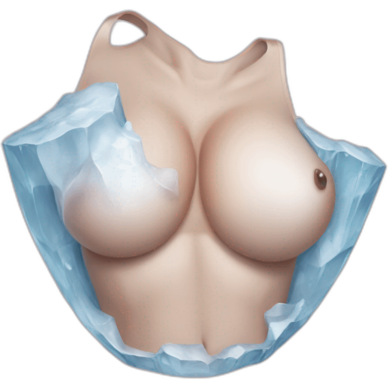 breast-ice emoji