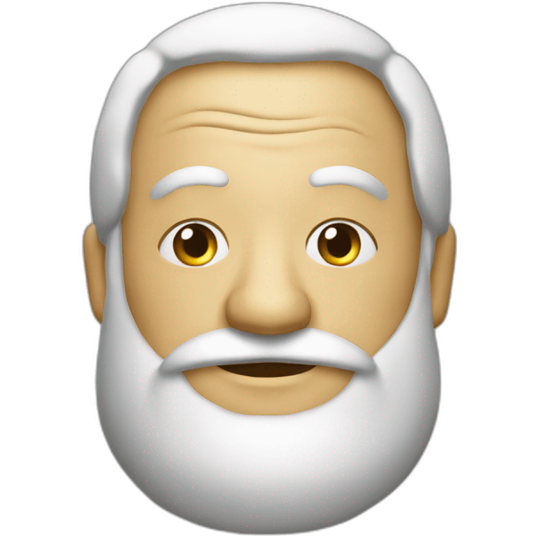 Le père noël qui fume  emoji