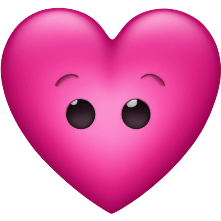 Hot pink heart emoji