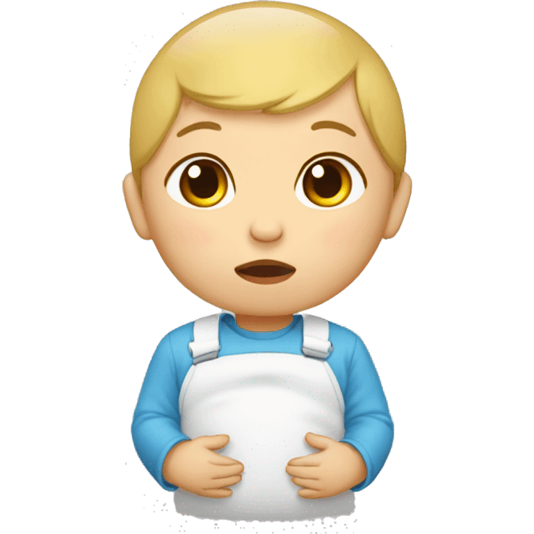 Un bébé qui pleure emoji