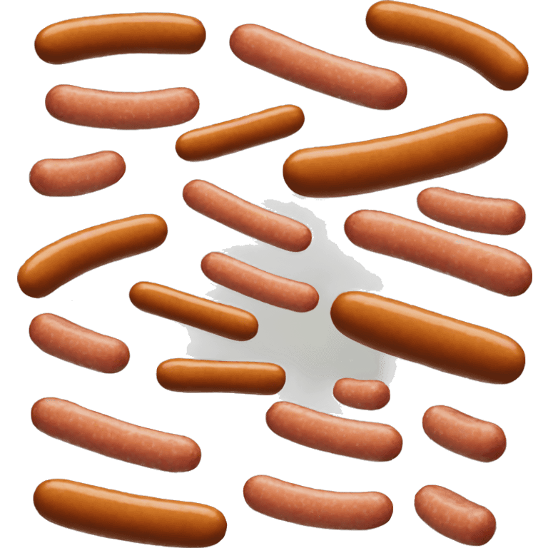 eating sausage emoji