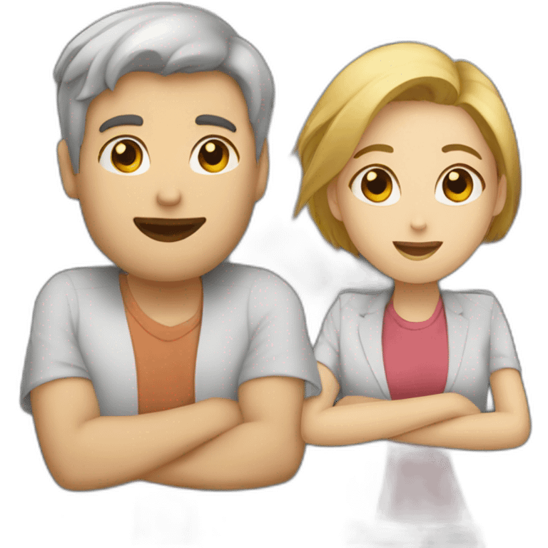 Deux personnes en train de se reproduire emoji