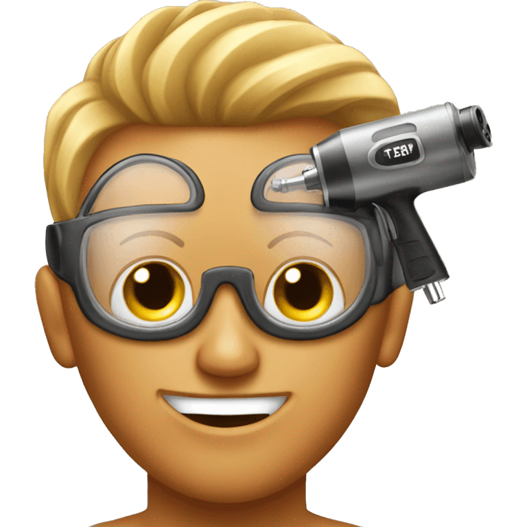 Spray tan gun  emoji