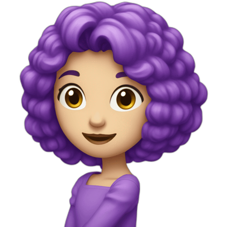 Cœur violet emoji