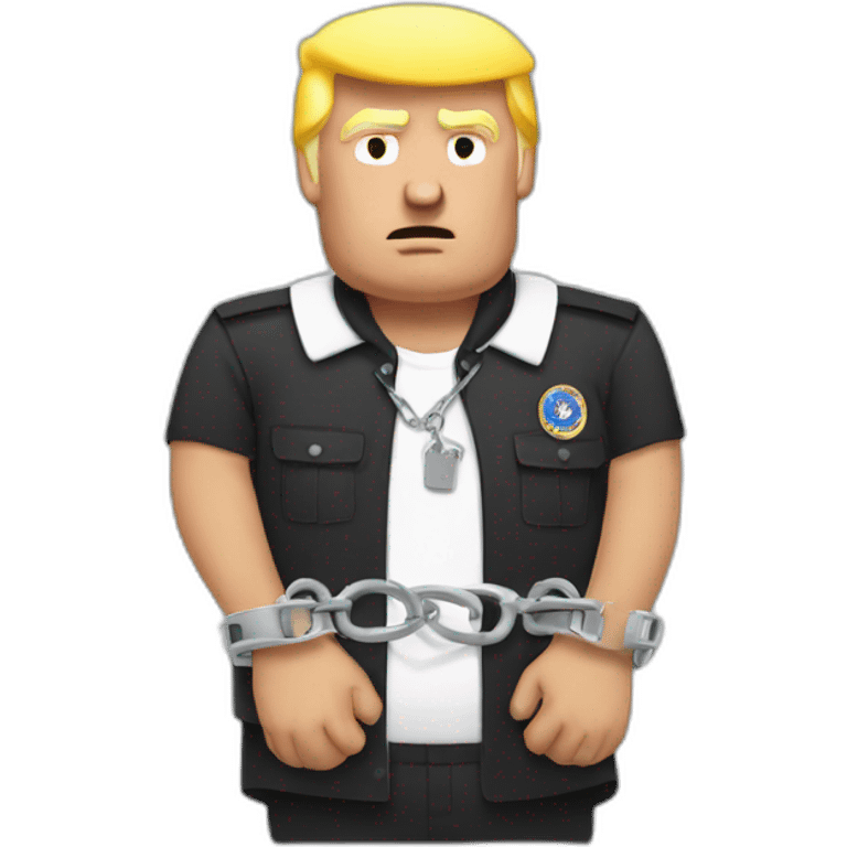 trump-in-handcuffs emoji