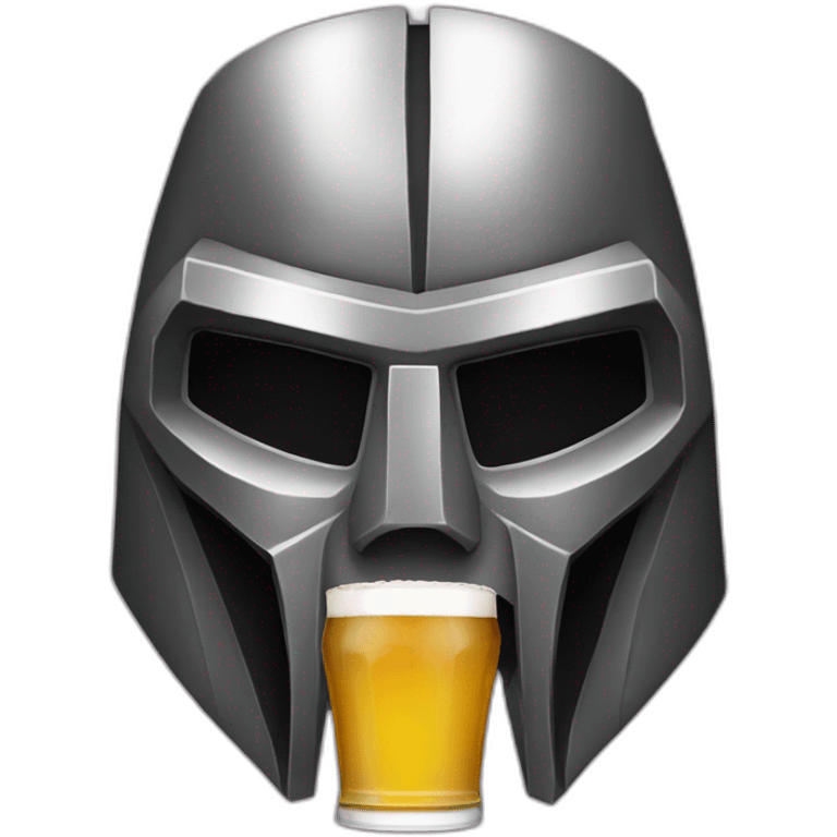 MF DOOM ONE BEER emoji