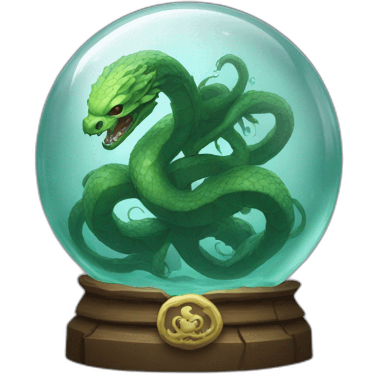 hydra in crystal ball emoji