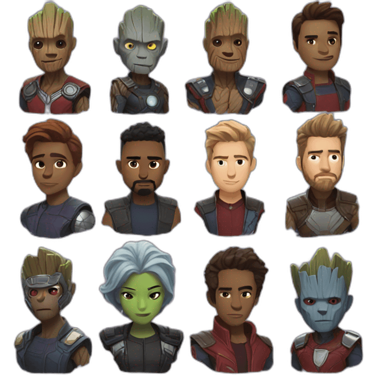 guardians of the galaxy emoji