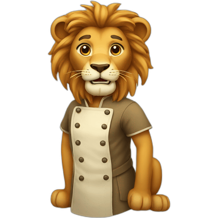 lion cook emoji