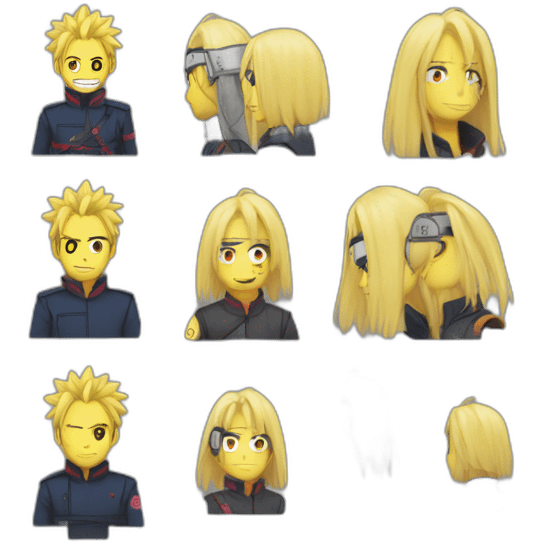 Macron avec naruto emoji