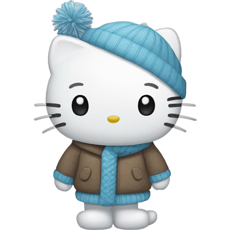 Winter hello kitty  emoji