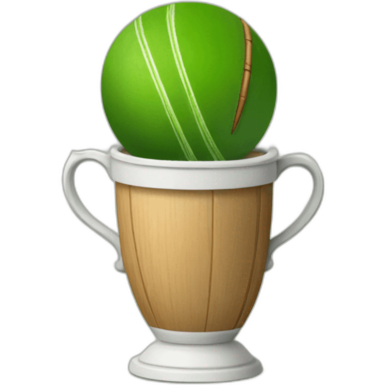 Cricket cup emoji