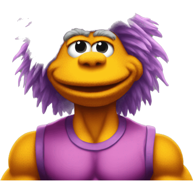 fraggle rocks hot muscle trainer emoji