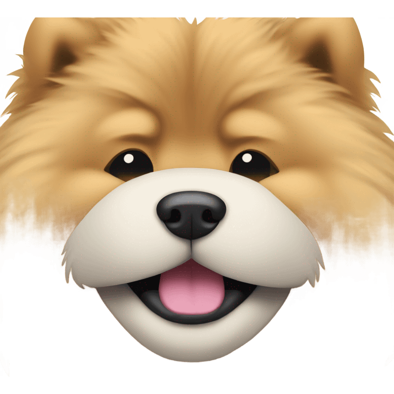 chow chow winking michivieously  emoji