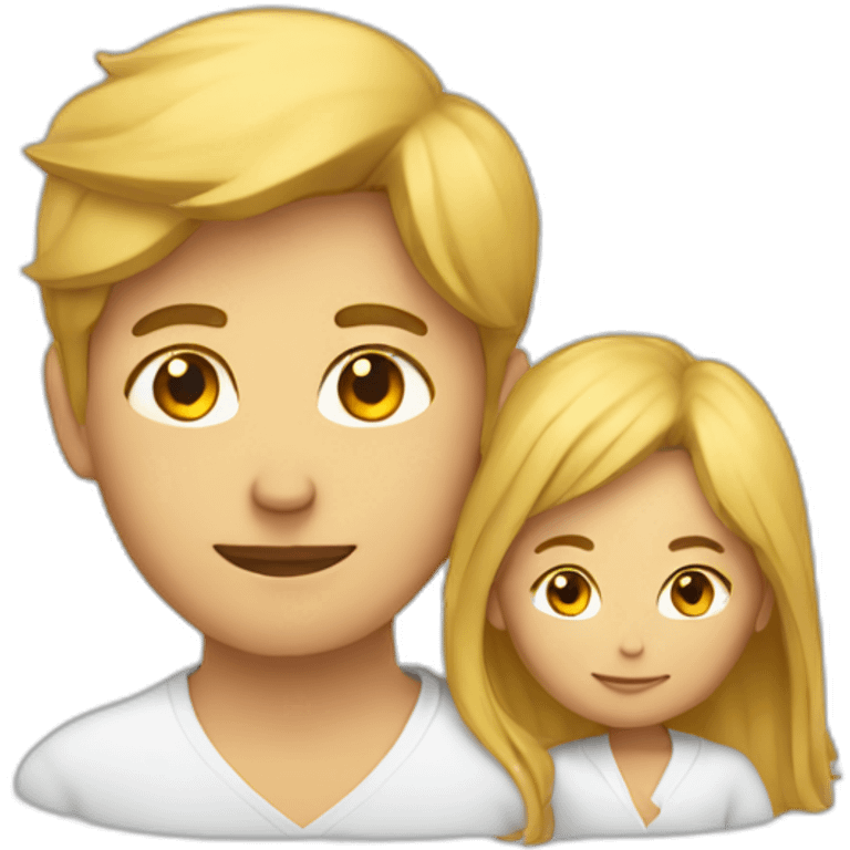 Un homme sur une femme emoji