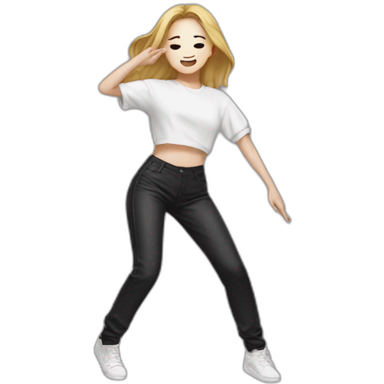 Kpop girl dancing emoji