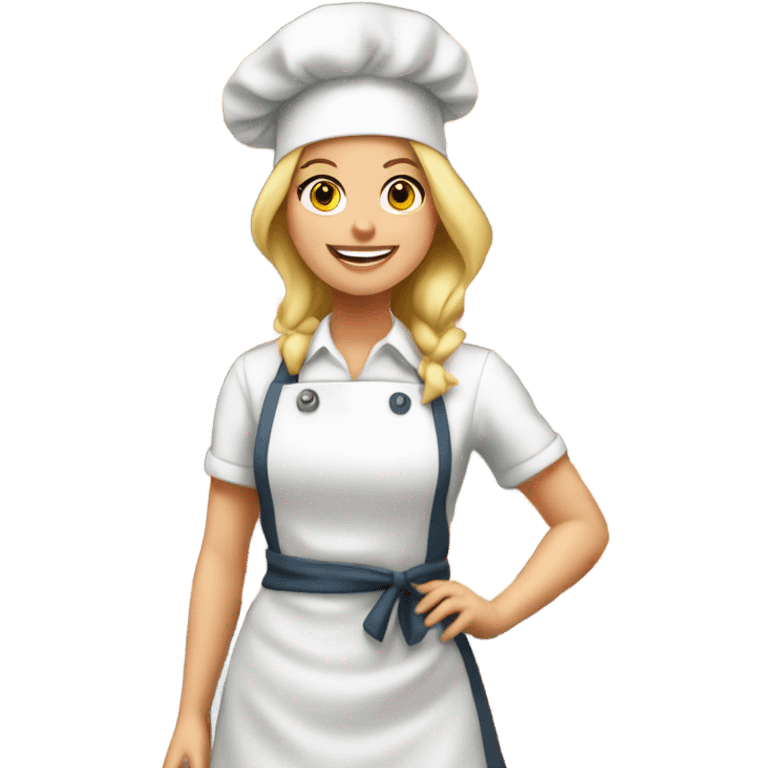 Bakery blond girl emoji