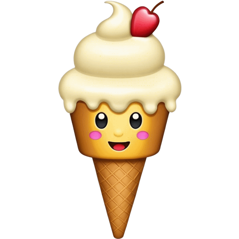 Ice cream emoji