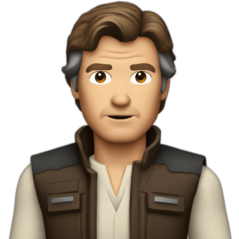 han solo from star wars emoji