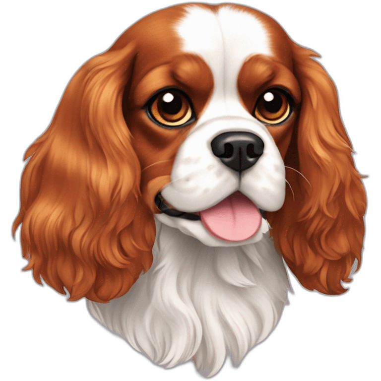  Cavalier King Charles Spaniel full body emoji