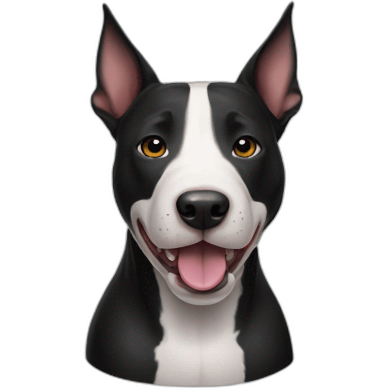 black bull terrier emoji