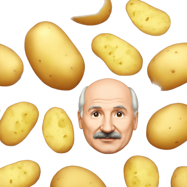 Lukashenko and potato emoji