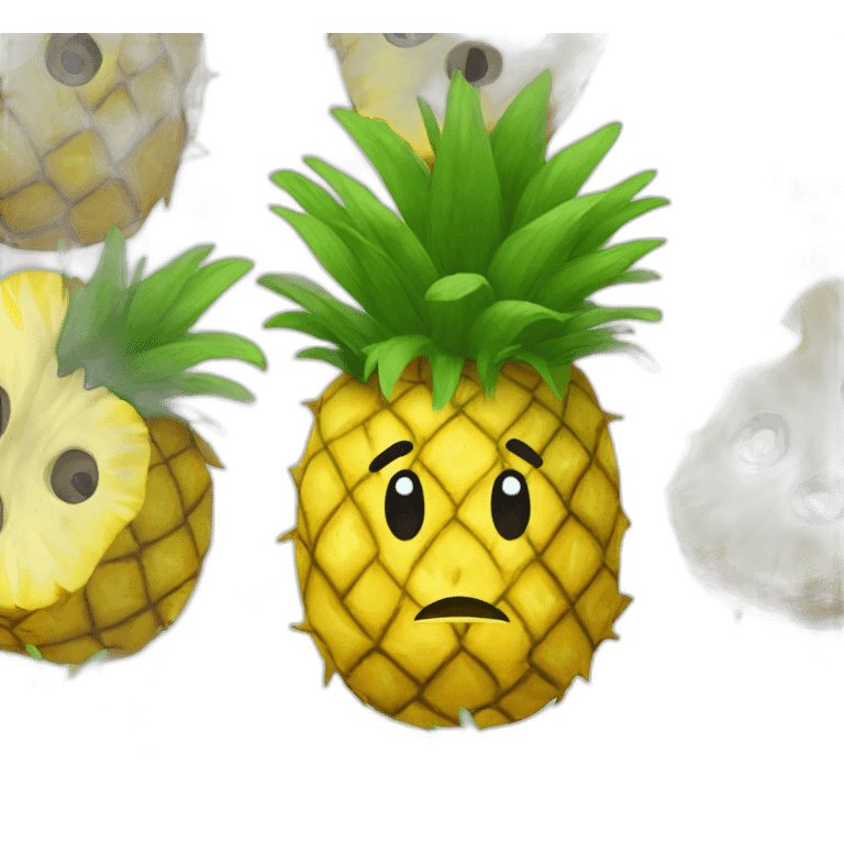 sad pineapple emoji