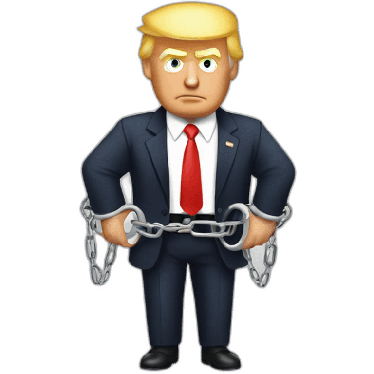 trump-in-handcuffs emoji