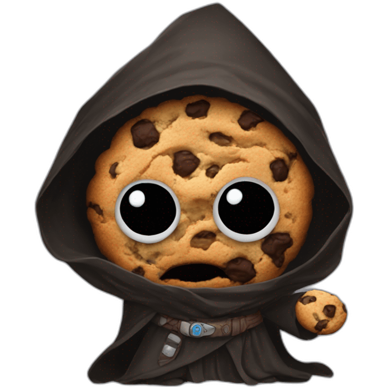 Cookie monster as sith jedi emoji