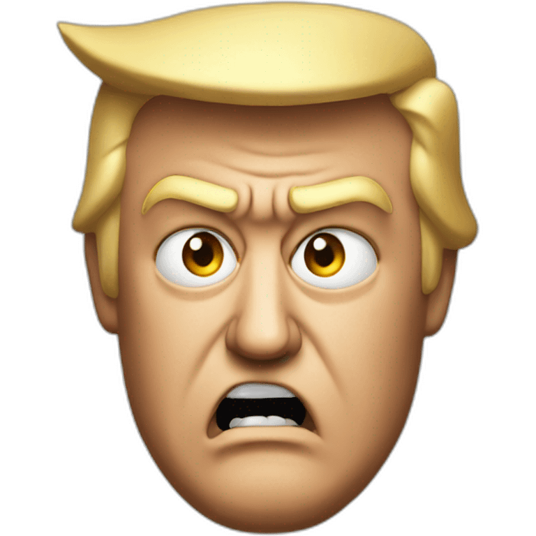 angry donald trump emoji