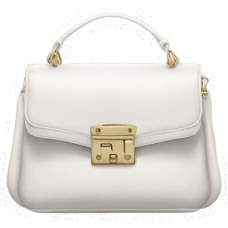 Valentino white bag emoji