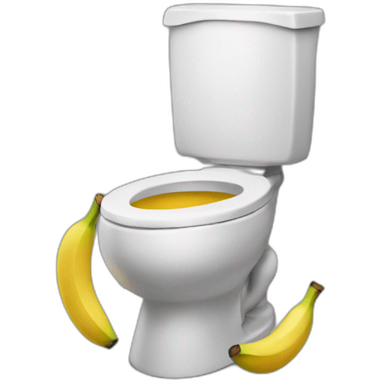 Toilet banana emoji