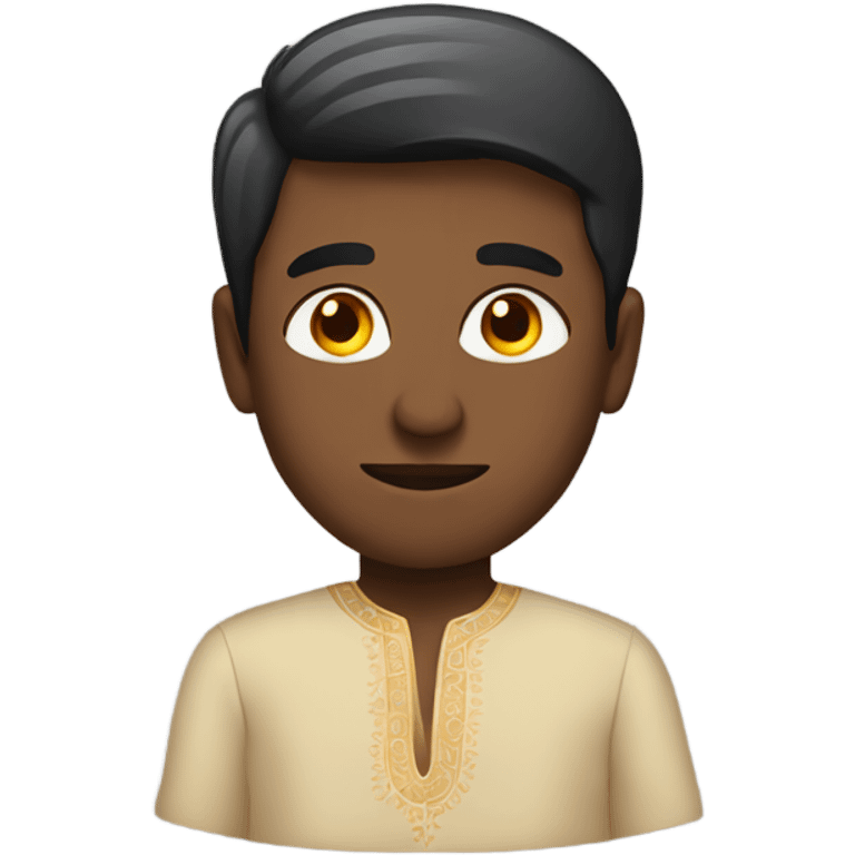 Person wearing a kurta  emoji