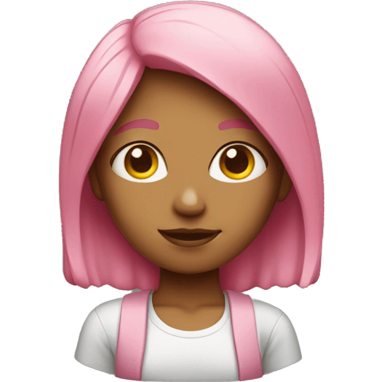 girl with pink hair  emoji