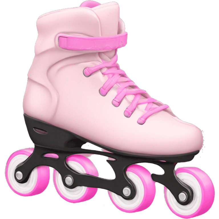 Light pink rollerblades emoji